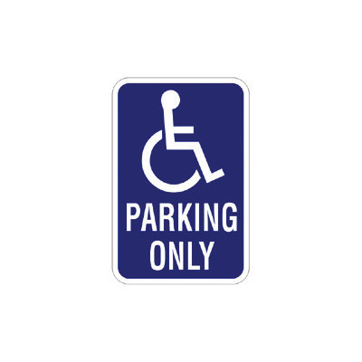 Disabled Parking Only Sign