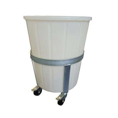 Round Ingredients Container with Dolly